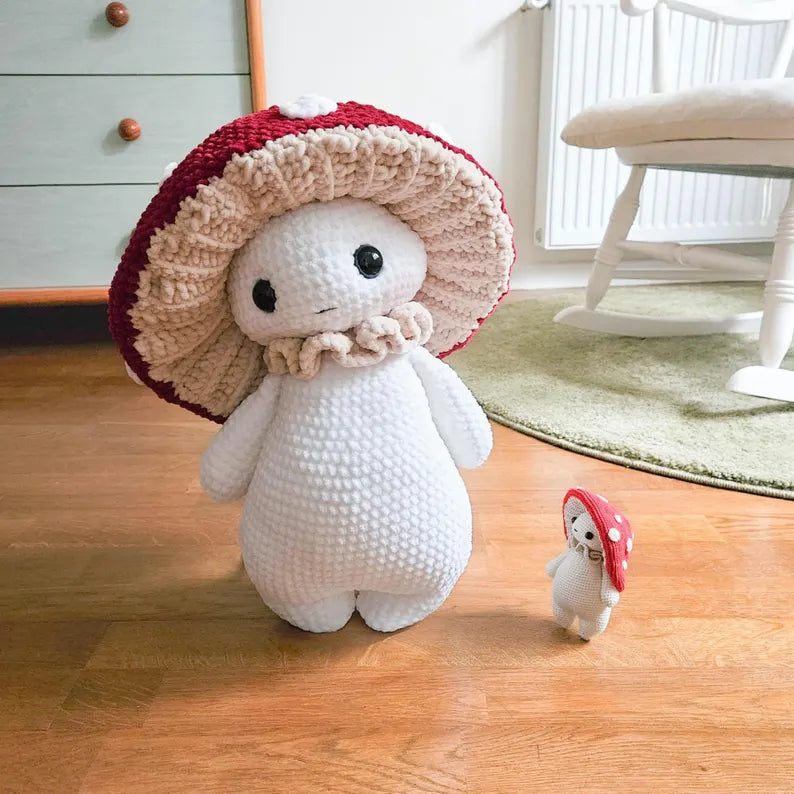 Mushroom guy - critter stitch crochet pattern / amigurumi